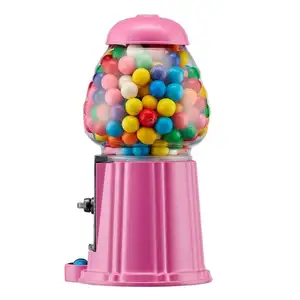 Bán Hot gumball máy mini Máy bán hàng tự động Kim loại bong bóng kẹo cao su phong cách cổ kẹo gumball máy