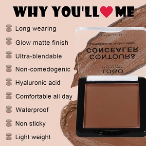 Protezione solare naturale crema di copertura completa tavolozza correttore crema idratante per il trucco sulla pelle del viso - Product Image 4
