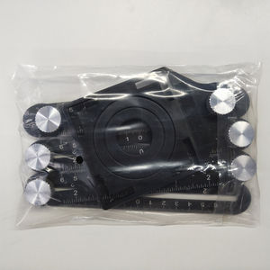 Dingyue Diy Grade Fliesen Oem Lineal Aluminium legierung Sechsseitiges Universal lineal Mehr winkel werkzeug zum Messen der Position ierung von Fliesen löchern - Product Image 5