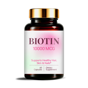 Capsules de biotine à haute puissance, formule personnalisée OEM, avec des ingrédients nutritionnels essentiels, capsules de biotine pour les <span class=keywords><strong>cheveux</strong></span>, la peau <span class=keywords><strong>et</strong></span> les ongles - Product Image 1