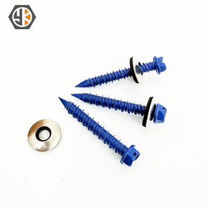 Évaluation des ICC-ES Vis à béton bleues à maçonnerie autotaraudeuses hexagonales à fente avec rondelle EPDM - Product Image 2