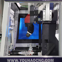 Centre d'usinage CNC à cinq axes YOUHAOCNC, moteur YASKAWA, système de contrôle OSAI d'Italie, 220V/380V, facile à utiliser pour le profilage d'aluminium