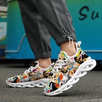 Chaussures de course personnalisées en gros avec imprimé chat et chien mignons, design personnalisé, chaussures de sport décontractées