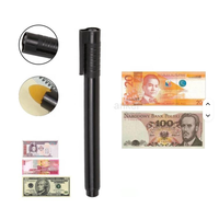 Detector de Billetes Falsos EB DC-665, Pluma de Detección de Moneda a Base de Agua, Verificador de Billetes, Detección en 0.5s, Herramienta de Marcado Portátil