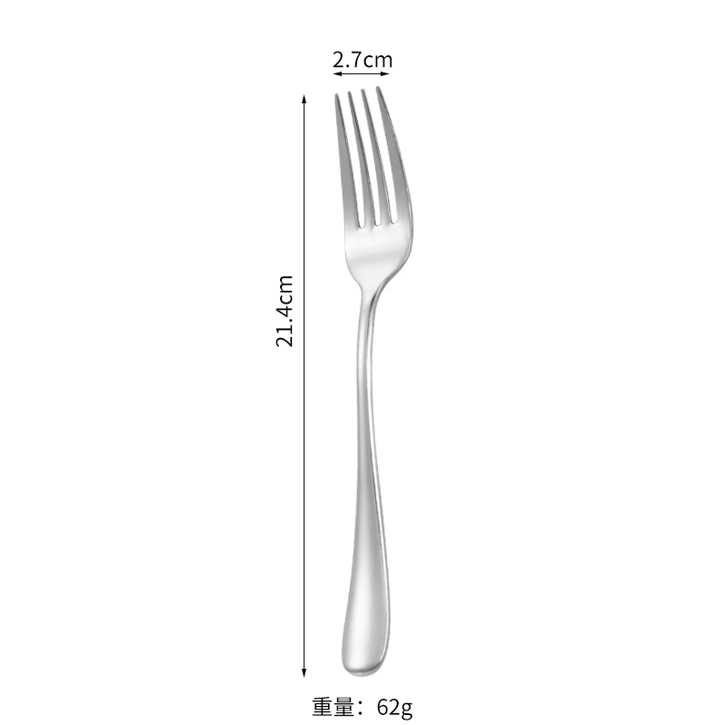 fourchette de table en argent
