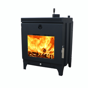 Radiador de conexión de fuego Real de acero independiente moderno para interior, sala de estar, cocina, comedor, calefacción, <span class=keywords><strong>chimenea</strong></span> de leñ<span class=keywords><strong>a</strong></span> - Product Image 2