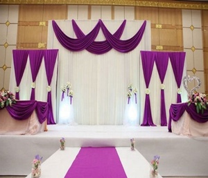 Wedding <b>Backdrop</b> <b>Stand</b> Decorative Draping Aluminum Pipe and Drape <b>Backdrop</b> Decoration - Product Image 1