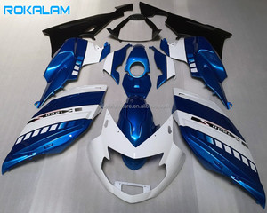 Carénages bleus, blancs et noirs pour BMW K1200S 2005 2006 2007 2008, carrosserie <span class=keywords><strong>K</strong></span> <span class=keywords><strong>1200S</strong></span> K1200 S 05 06 07 08, carénages de moto de rechange - Product Image 1