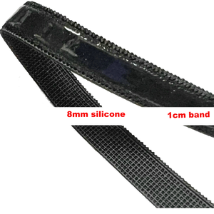 1,0 cm Poliéster Epoxi Banda elástica antideslizante 7mm Correa de hombro de silicona Cinta elástica de poliéster antideslizante - Product Image 2