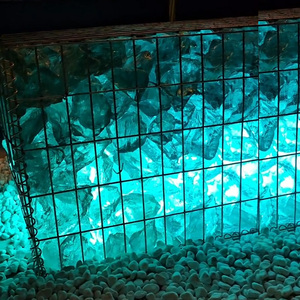 Bloques/Rocas/Arena de Vidrio Reciclado Azul Océano a Precio de Fábrica, Varios Tamaños, Estilo Hada para Decoración de Arte y Paisajismo de Jardín - Product Image 2