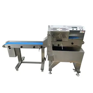 Automatic Cooked Meat Cutting Machine Bacon Ham Beef Slicer Cutter