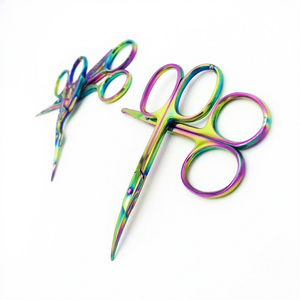 Best 4 Style Ceramic Handled Stainless Steel Multi-Plasma Color <b>Cuticle</b> <b>Scissor</b> for Beauty Work with Sharp Blade Tip - Product Image 2