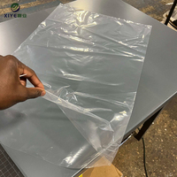 Sac en PE plat ouvert personnalisé transparent en LDPE pour emballage et stockage, 20-150 microns