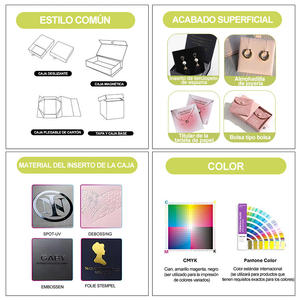 Caja de Regalo para Pequeñas Empresas - Cartón Rígido Reciclable con Logotipo Personalizado, Ideal para Pendientes y Collares - Product Image 5