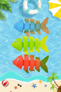 Jouets éclaboussures de poissons de plongée Bouée de plongée de natation sous-marine - Product Image 2