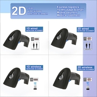 Escáner de Códigos QR, Códigos de Barras y Códigos de Pago USB CMOS, Escáner Inalámbrico 2D para Pantalla Móvil, PDF417, en Stock, Lector de Códigos Zebra