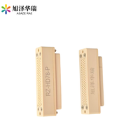 Connecteur hermétique encastrable pour chambre à vide, compatible UHV, avec broche personnalisée en PEEK, type DSUB