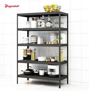 Vente directe d'usine de rayonnages métalliques sans boulons à plusieurs niveaux, rayonnages de stockage d'entrepôt, rayonnages en acier, armoires de rangement - Product Image 1