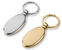 Individueller ovaler Blanko-Metallschlüsselanhänger mit personalisiertem Logo – Großhandel, Werbegeschenk, Bulk-Lieferant, Souvenir-Hersteller, Schlüsselanhänger