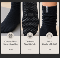 Chaussettes de yoga et de fitness de bonne qualité pour femmes, antidérapantes, avec grip, pour Pilates, chaussettes de Pilates souples avec grip, design de logo personnalisé
