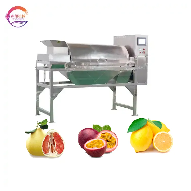 Automatische Zitronen passion Frucht samen Deseeder Schäler Grapefruit Peeling Separator Trenn verarbeitung maschine