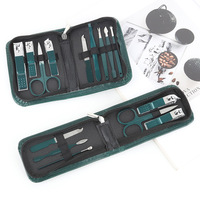 Ensemble de manucure pour adultes en boîte, 9 pièces, multicolore, complet, kit de coupe-ongles 7 en 1, professionnel, durable, portable, beauté et soin personnel