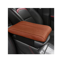 Housse d'accoudoir de voiture en cuir de haute qualité console centrale étui de siège automatique protection accessoires intérieurs