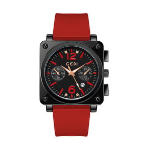 Reloj de cuarzo de silicona con calendario multifuncional para hombre, con esfera grande, moderno y novedoso para el verano. - Product Image 4