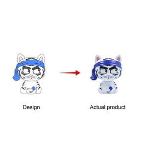 Tùy Chỉnh Vinyl Hình PVC Đồ Chơi Làm 3D Dịch Vụ In Ấn Đồ Chơi Nhựa OEM Anime Hành Động Hình - Product Image 1