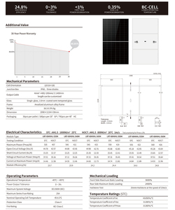 Pannelli Solari Monocristallini Longi Hi <span class=keywords><strong>Mo</strong></span> X10 LR7-60HVHL 535-560W 540W 545W 550W 555W Pannello Fotovoltaico Monovetro - Product Image 2
