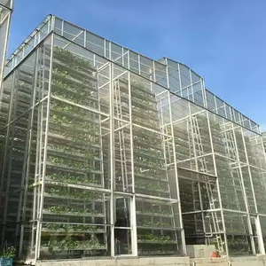 Fábrica de plantas agrícolas de contenedores Calidad hidropónica Invernadero agrícola vertical Sistema de control de Venta caliente NFT Cebada de lechuga frondosa - Product Image 1