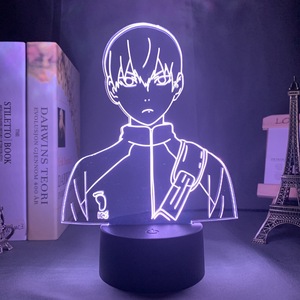 Vente en gros personnalisée <span class=keywords><strong>Haikyuu</strong></span> Hinata Tobio <span class=keywords><strong>Kageyama</strong></span> Shoyo Sugawara Koushi DIY 3D LED lampe de poche acrylique Anime veilleuse - Product Image 2