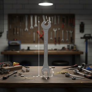 Llave de Boca Doble Métrica de 252 N, Longitud L, Grosor C - Product Image 3