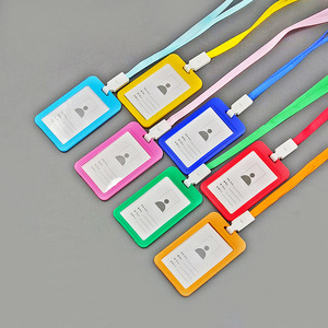 Work <b>ID</b> with lanyard, name tag, brand badge, plastic hang tag, <b>ID</b> card for kindergarten and primary school students, - Product Image 2