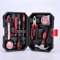 Ensemble d'outils de mécanicien portable professionnel de 9 pièces pour l'entretien général de la maison, kit de quincaillerie