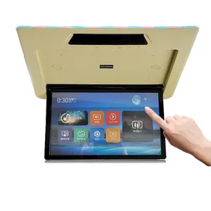 15.6inch IPS điện tự động trở lại ghế TV lật xuống mái gắn Màn hình Màn hình cảm ứng Android USB 2 + 32 gam cho Toyota <span class=keywords><strong>Alphard</strong></span> - Product Image 1