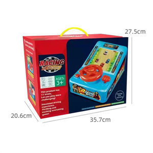 Mesa de Juego con Volante para Niños, Máquina de Juego de Carreras Eléctrica, Juguete para Niños, Interacción <span class=keywords><strong>Padres</strong></span>-<span class=keywords><strong>Hijos</strong></span>, Juguete de Aventura de Carreras VS - Product Image 6