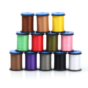 12 Uds. Colores surtidos 8/0 hilo trenzado para atar moscas línea de alta resistencia Midge Ninfa Streamer trucha señuelos de peces Material de atado - Product Image 6