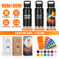 Vente en gros de gourdes isothermes à double paroi en acier inoxydable de 600 ml, 800 ml et 1100 ml, étanches, pour le sport, le camping, la salle de sport et l'école