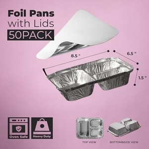 ถาดฟอยล์อลูมิเนียมขนาดใหญ่ 6000 มล. สำหรับปรุงอาหาร ย่างปลาและไก่งวง - Product Image 2