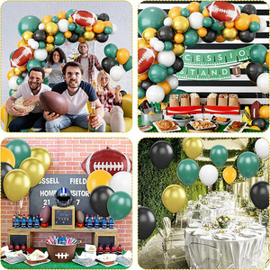 110 pièces/ensemble <span class=keywords><strong>Rugby</strong></span> thème ballon arc guirlande ensemble sport fête ballon <span class=keywords><strong>anniversaire</strong></span> sport fête <span class=keywords><strong>Rugby</strong></span> jeu thème <span class=keywords><strong>anniversaire</strong></span> <span class=keywords><strong>décoration</strong></span> - Product Image 3