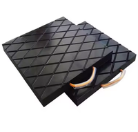 Plaque de support de grue robuste en UHMWPE, plaque de support de grue résistante aux chocs, plaque de support en plastique résistante aux chocs pour grue mobile