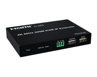 Extenseur KVM HDMI IP 60Hz 4K 200M avec IR et sortie en boucle locale, KVM multipoint pour TV et ordinateur portable – Accessoire audio et vidéo populaire