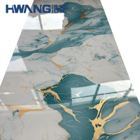 Revêtement mural en marbre 3D UV imperméable de haute qualité au design moderne pour décoration intérieure