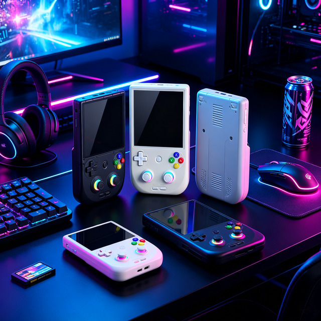 Android 13 System ANBERNIC RG406V 4-Inch IPS Screen 128GB Retro Game Play Portable Games Device Support WI-FI