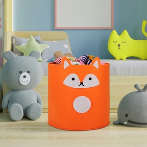 Cesta de almacenamiento de <span class=keywords><strong>ropa</strong></span> <span class=keywords><strong>sucia</strong></span> de fieltro grueso plegable <span class=keywords><strong>para</strong></span> bebé, juguetes <span class=keywords><strong>para</strong></span> niños, black Friday, 11,11 - Product Image 4