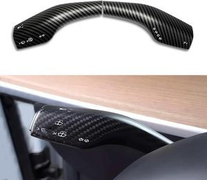 Funda para Palanca de Dirección de Tesla Model 3/Y, Fibra Sintética, Accesorio Interior Moderno - Product Image 1
