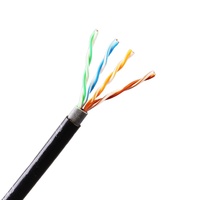 Cable exterior Cat5e para cámara IP Hikvision Cat 5E Cabo UTP exterior, precio OEM, muestra gratis, alta resistencia a los rayos UV