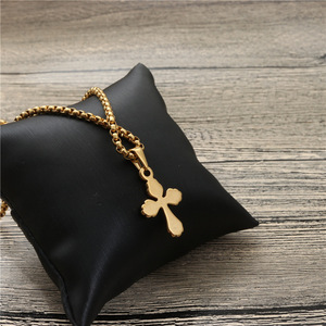 <b>Cross</b> Pendant Necklace Zinc Alloy Unisex Gift Jewelry - Product Image 4