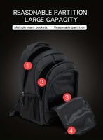 Sac à dos pour ordinateur portable personnalisé avec logo, imperméable, Mochila Escolar, en nylon Oxford, unisexe, sac à dos de voyage, sacs d'école